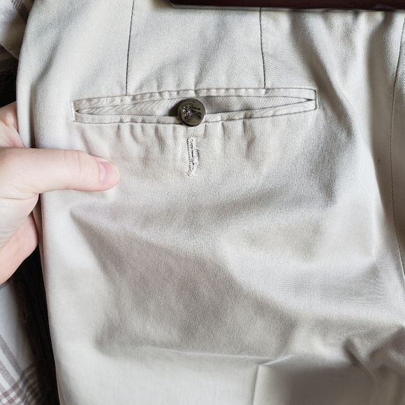BURBERRY Light Tan Dress Pants - Picture 3 of 6